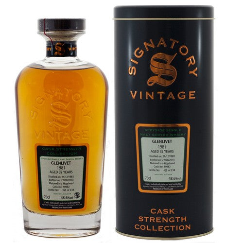 Glenlivet 32 Year Old 1981 Signatory