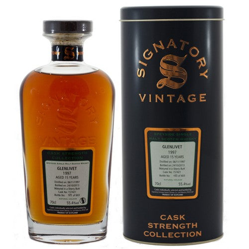 Glenlivet 16 Year Old 1997 Signatory Vintage