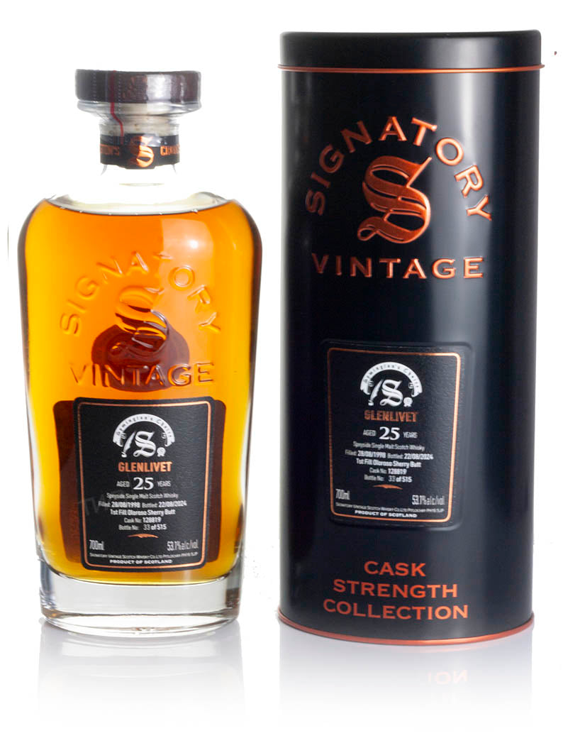 Glenlivet 25 Year Old 1998 Signatory Symington’s Choice