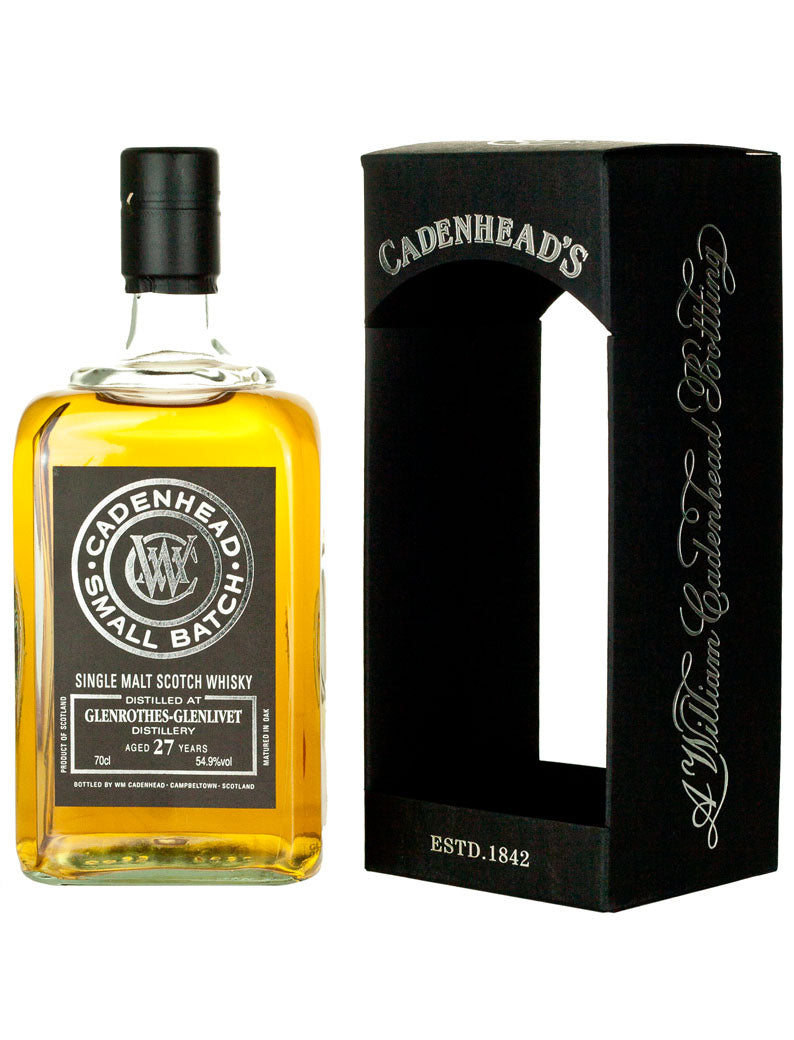 Glenrothes 27 Year Old Old 1989 Cadenhead's Small Batch