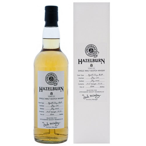 Hazelburn (Springbank) Society 8 Year Old Sherry Cask