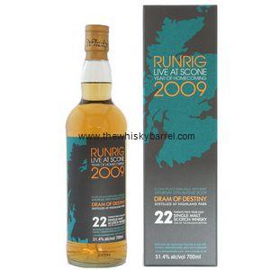 Highland Park 22 Year Old Runrig 2009