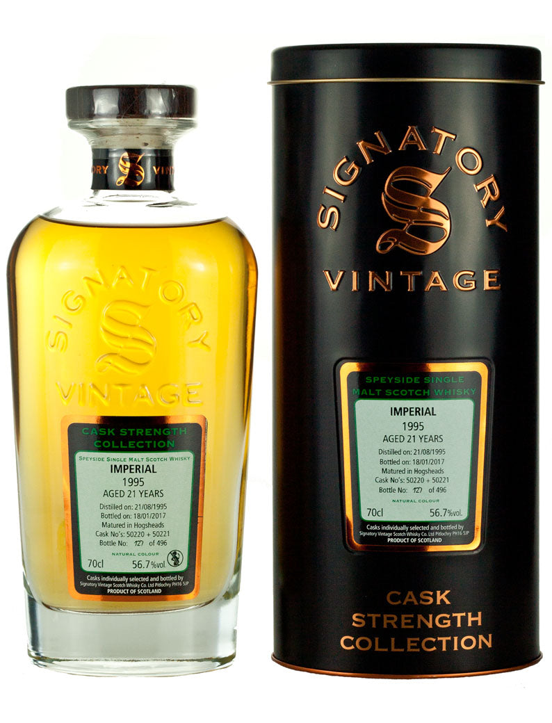 Imperial 21 Year Old 1995 Signatory Cask Strength