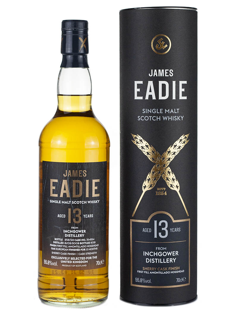 Inchgower 13 Year Old 2008 James Eadie UK Exclusive