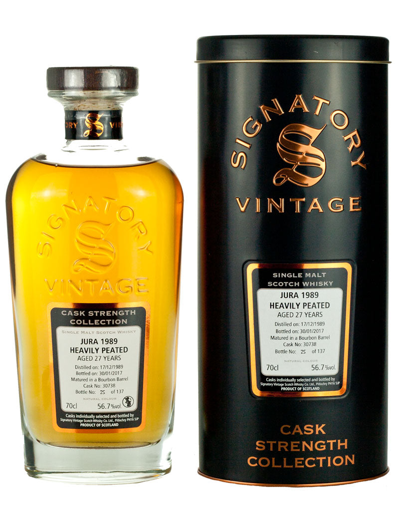 Jura 27 Year Old 1989 Signatory Cask Strength