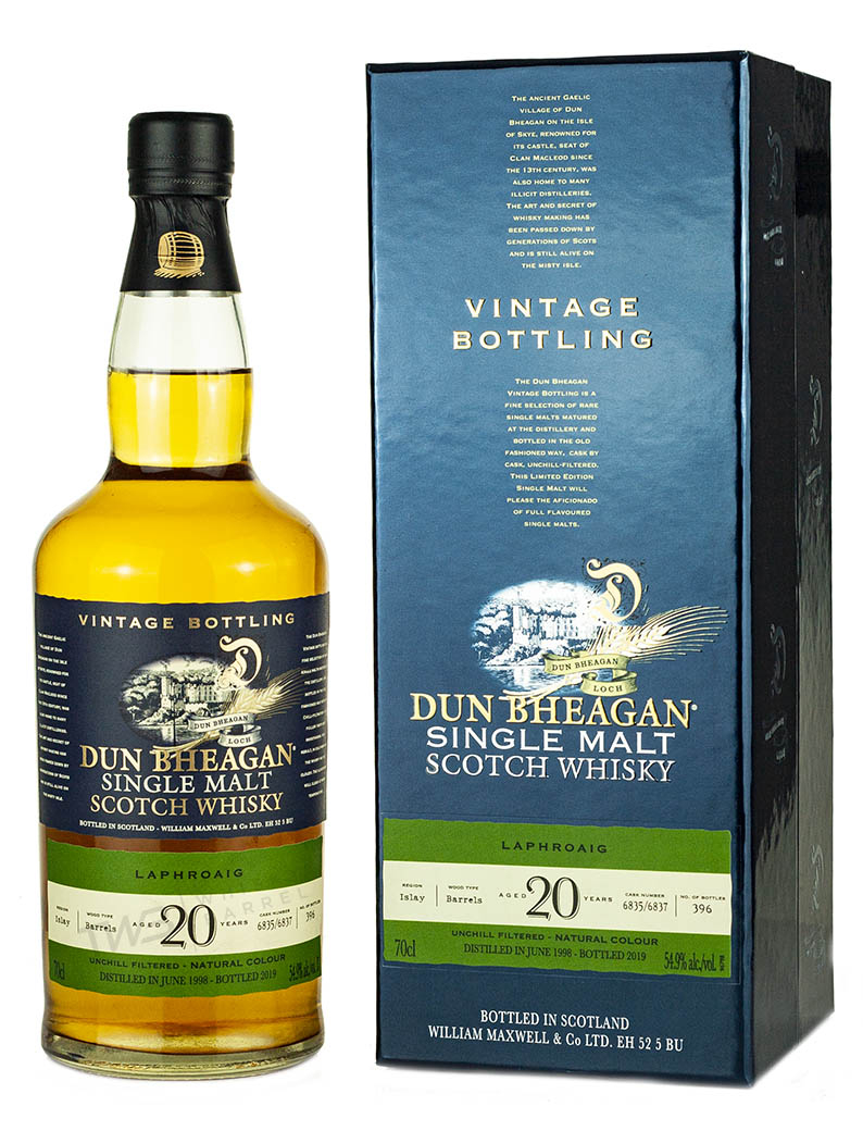 Laphroaig 20 Year Old 1998 Dun Bheagan