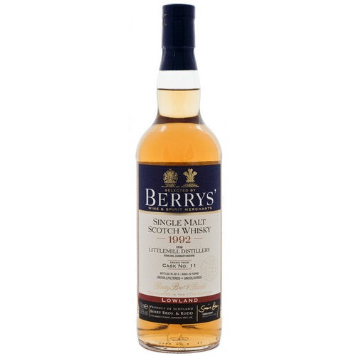 Littlemill 20 Year Old 1992 Berry's Own Cask #11