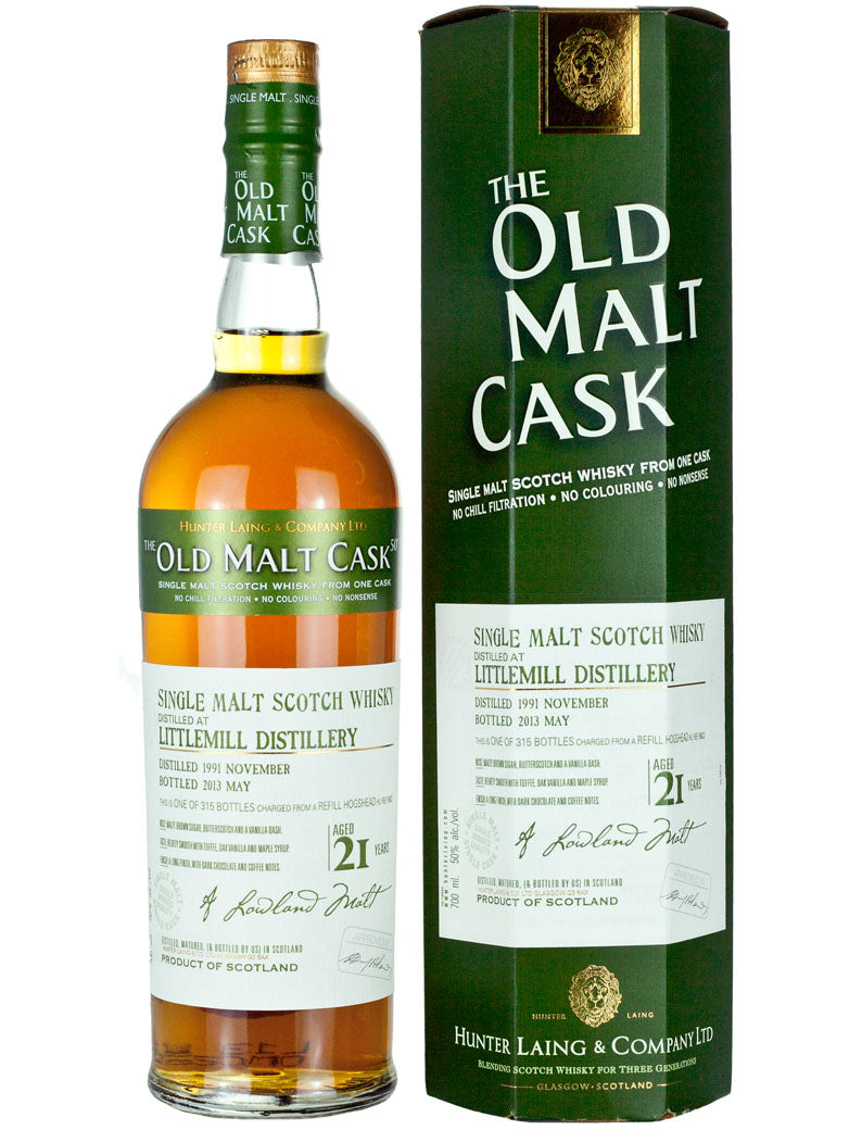 Littlemill 21 Year Old 1991 Old Malt Cask (2013)