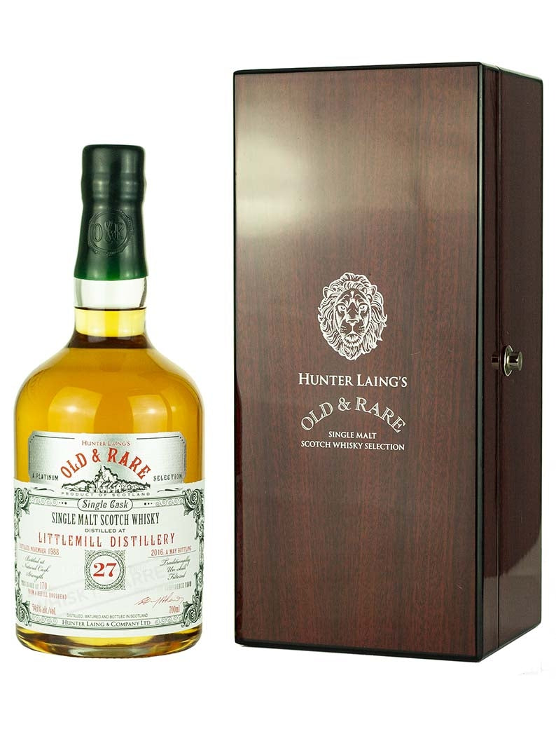 Littlemill 27 Year Old 1988 Old & Rare Platinum