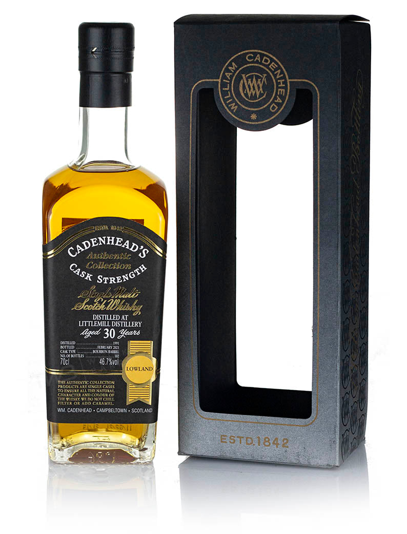 Littlemill 30 Year Old 1991 Cadenhead's Tasting Tour Of Scotland