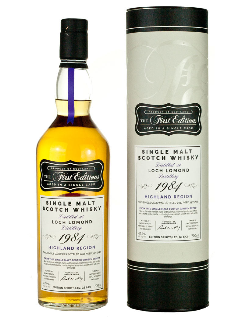 Loch Lomond 33 Year Old 1984 First Editions