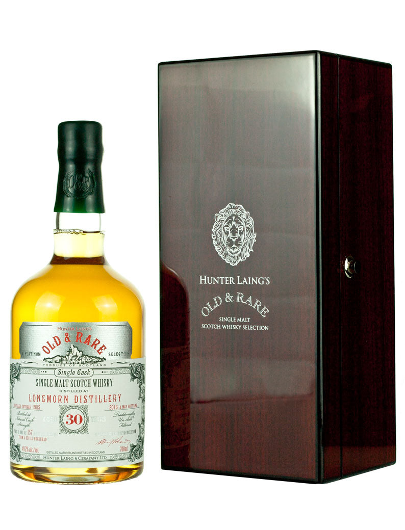 Longmorn 30 Year Old 1985 Old & Rare