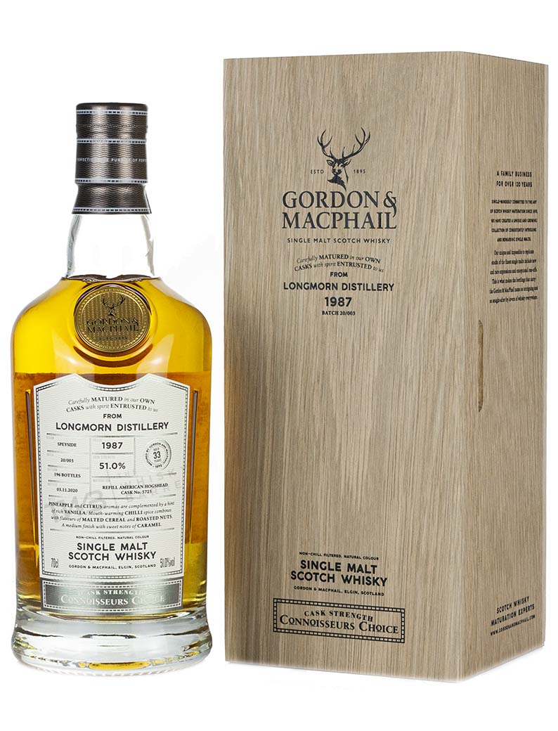 Longmorn 33 Year Old 1987 Connoisseurs Choice