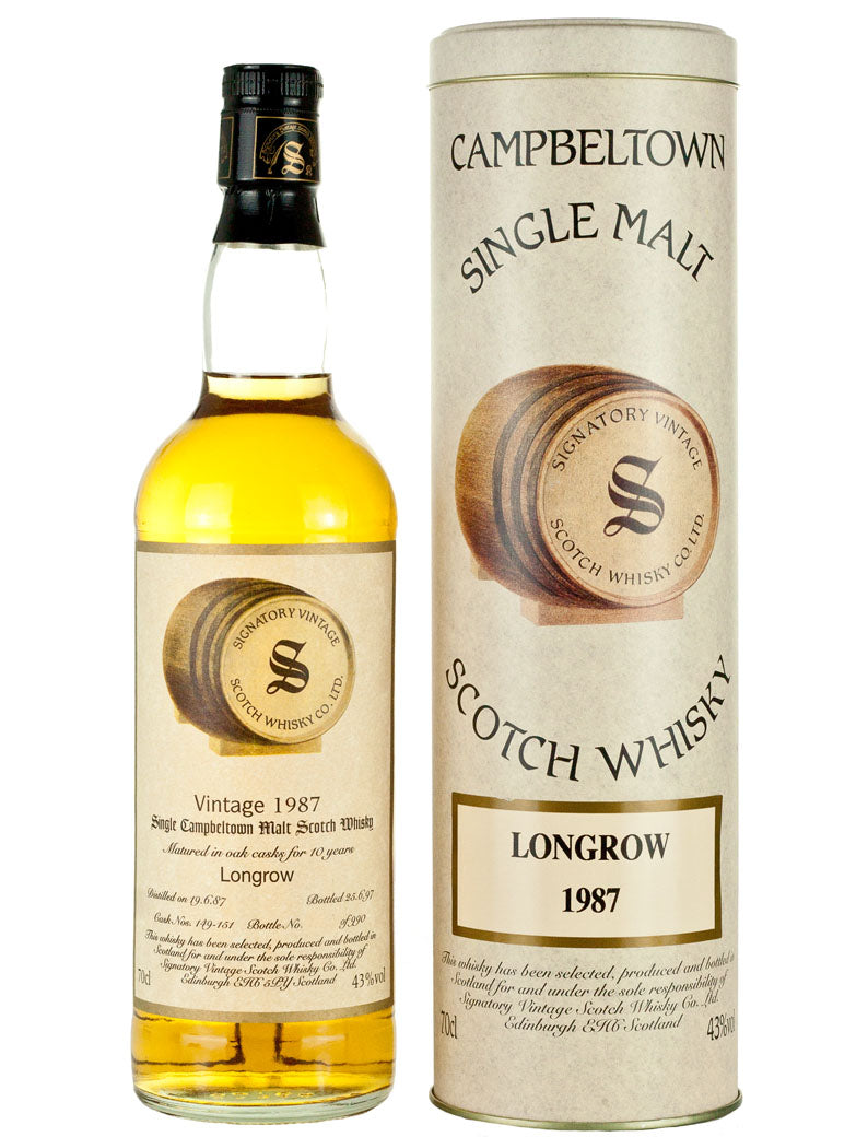 Longrow (Springbank) 10 Year Old 1987 Signatory