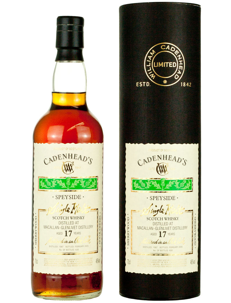 Macallan 17 Year Old 1987 Cadenhead's