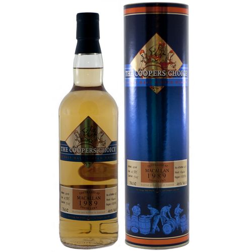 Macallan 25 Year Old 1989 Coopers Choice