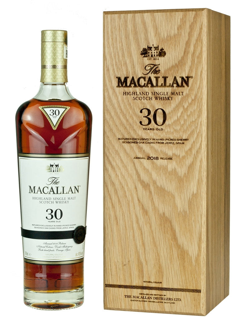 Macallan 30 Year Old Sherry Oak (2018)