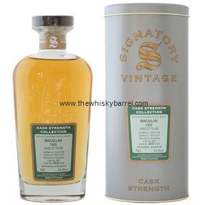 Macallan 21 Year Old Signatory Vintage