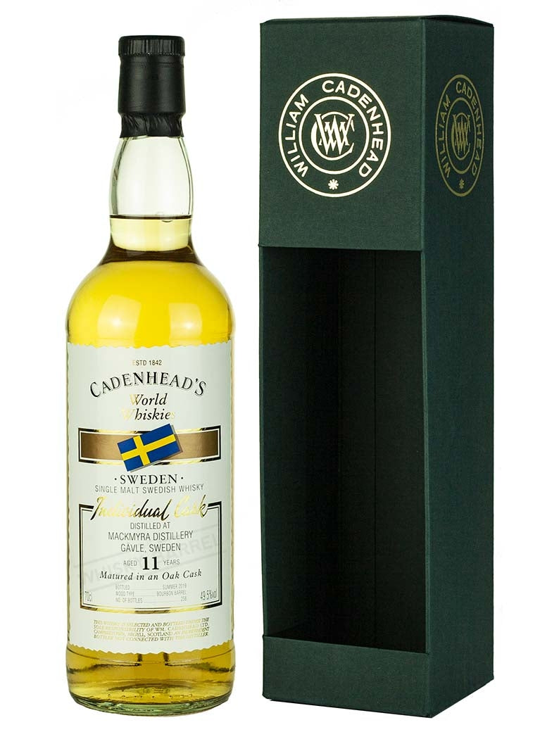 Mackmyra 11 Year Old 2007 Cadenhead's Individual Cask