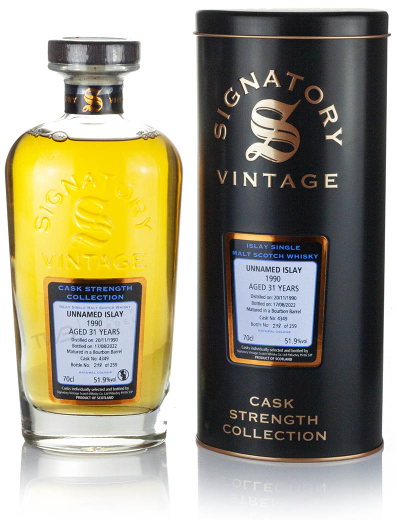 Mystery Malt (Laphroaig) Islay 31 Year Old 1990 Signatory Cask Strength