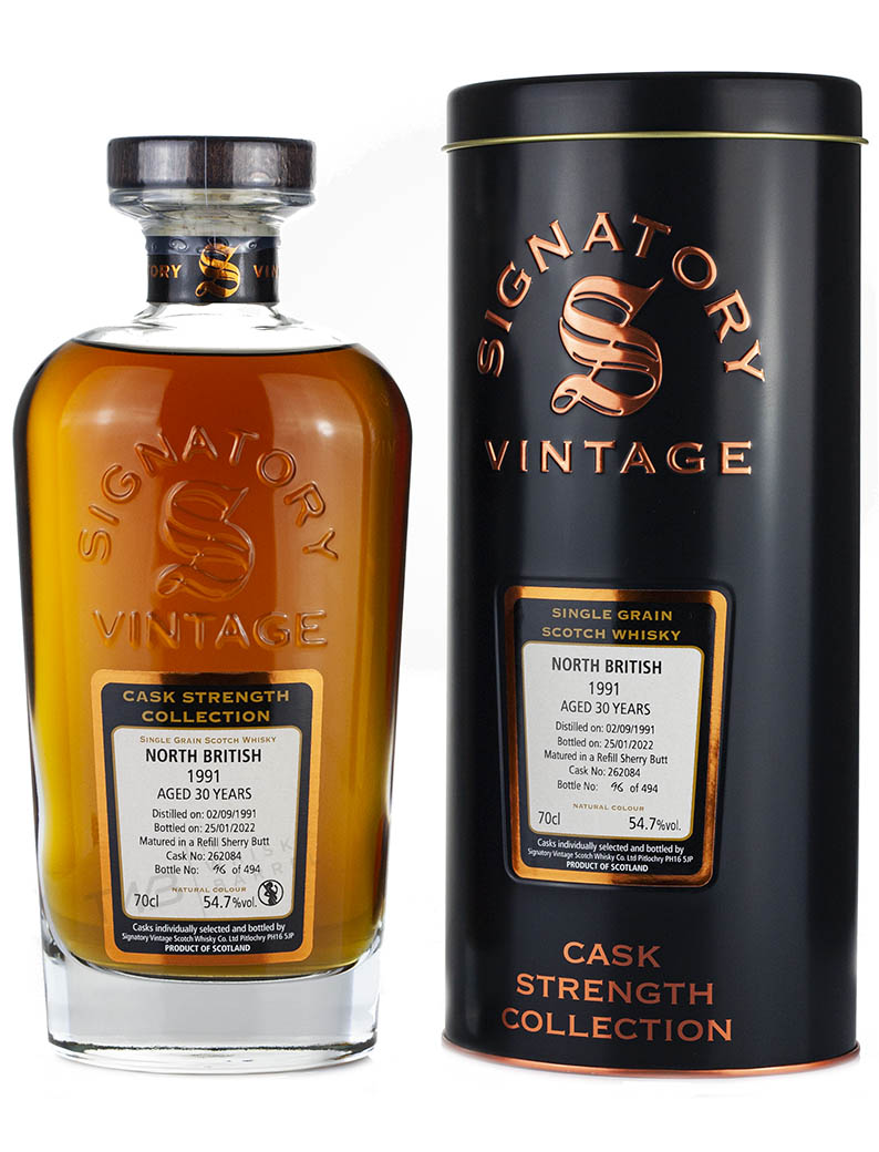 North British 30 Year Old 1991 Signatory Cask Strength