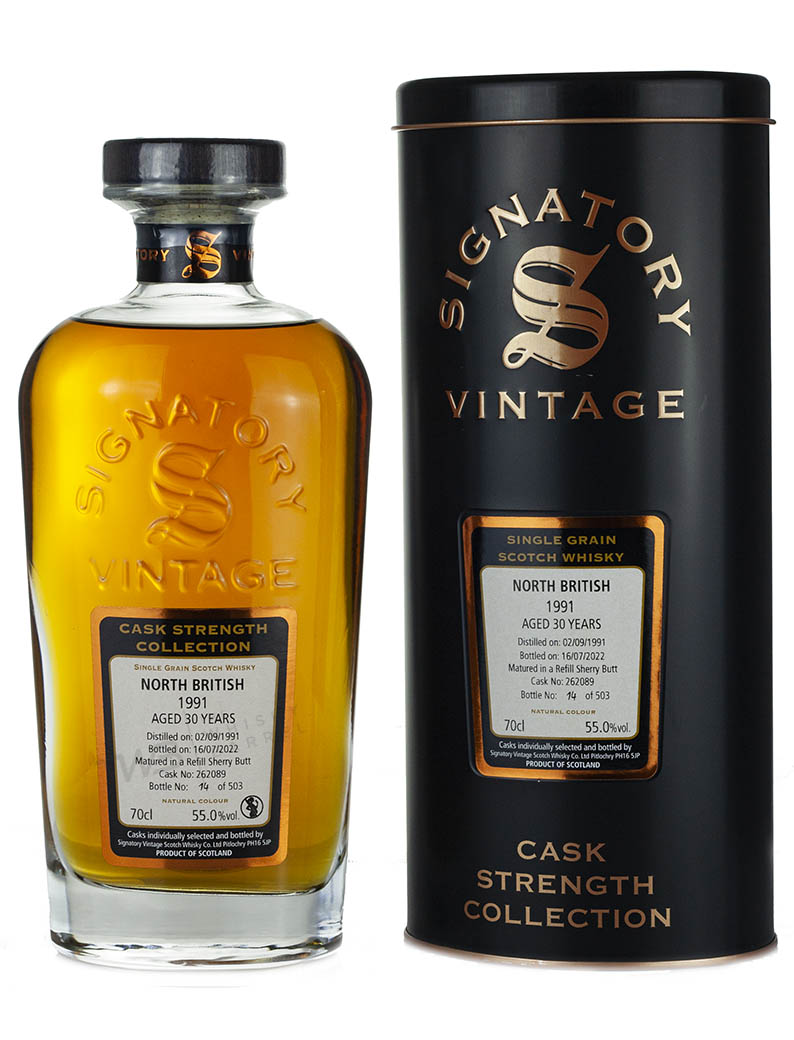 North British 30 Year Old 1991 Signatory Cask Strength