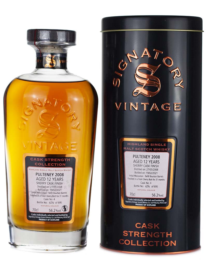 Old Pulteney 12 Year Old 2008 Signatory Cask Strength