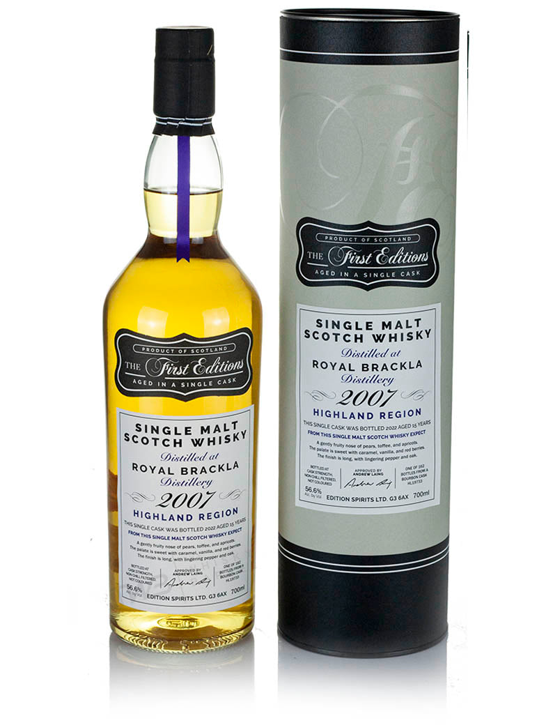 Royal Brackla 15 Year Old 2007 First Editions