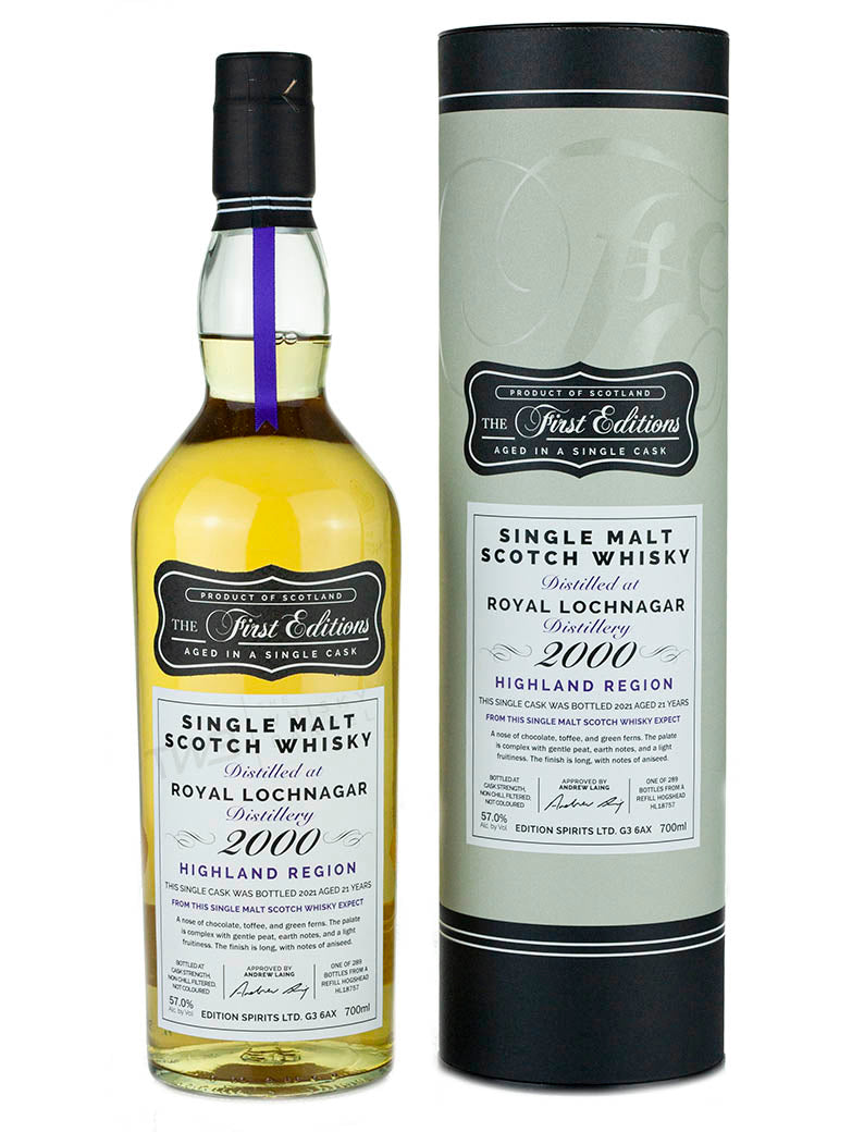 Royal Lochnagar 21 Year Old 2000 First Editions