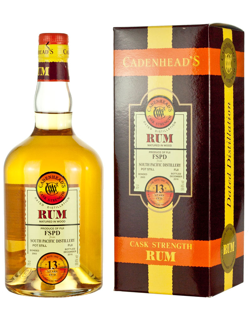 South Pacific Distilleries Fiji 13 Year Old 2003 Cadenhead's