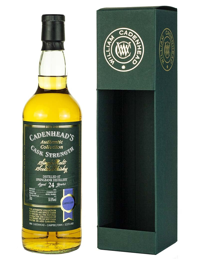 Springbank 24 Year Old 1994 Cadenhead's Cask Strength (2019)