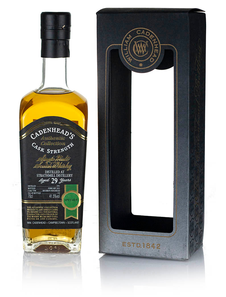 Strathmill 29 Year Old 1991 Cadenhead's Tasting Tour Of Scotland