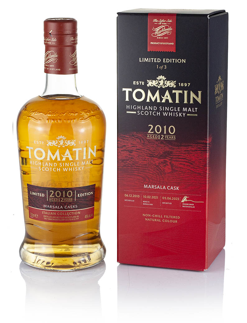 Tomatin 12 Year Old 2010 Marsala Cask Italian Collection (2023)