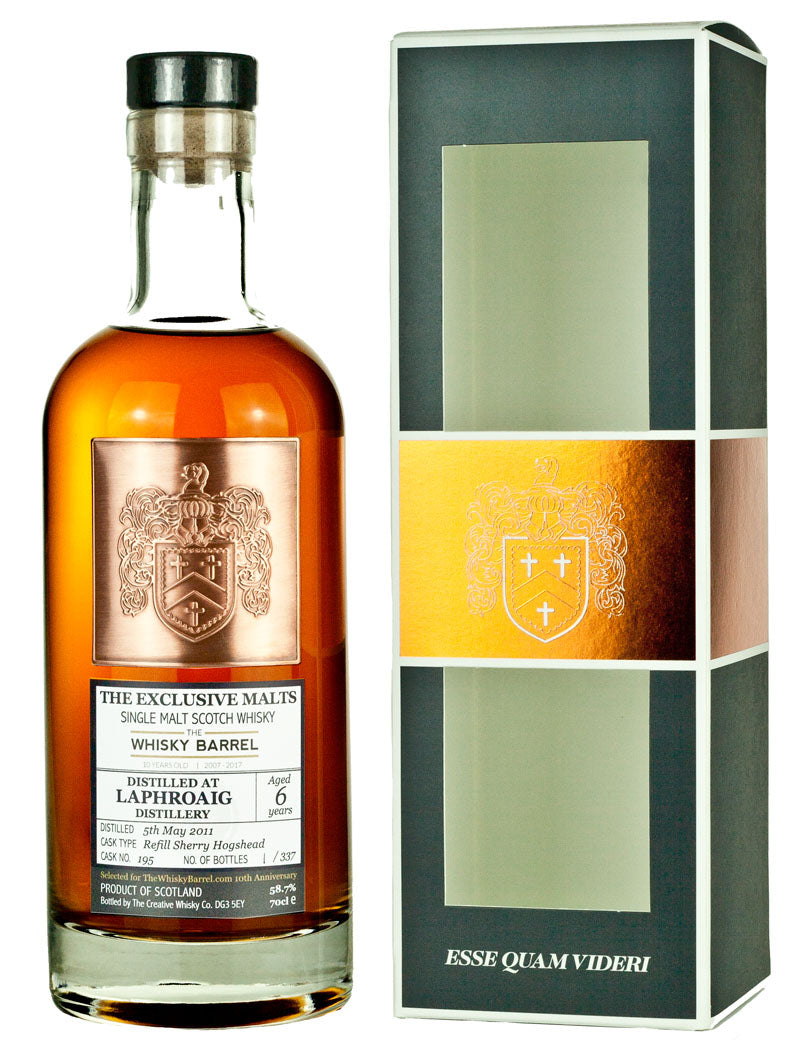 Laphroaig 6 Year Old 2011 Exclusive Malts 10th Anniversary